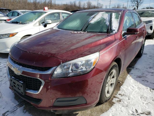 1G11C5SL9FF348376 - 2015 CHEVROLET MALIBU 1LT ბურგუნდია ფოტო 1