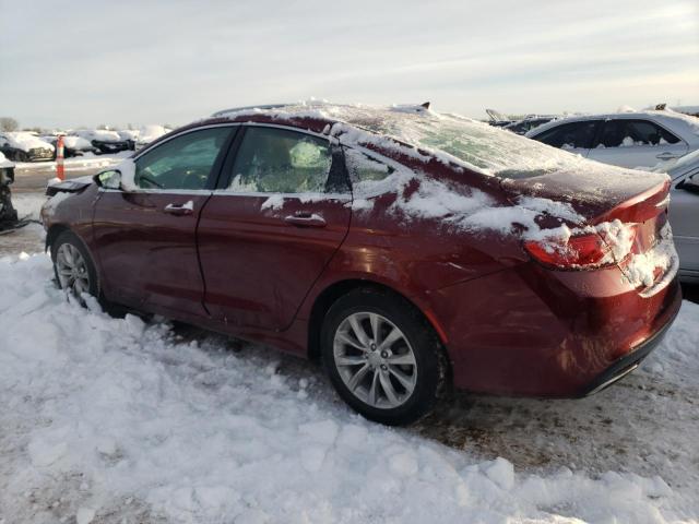 1C3CCCCG2FN683043 - 2015 CHRYSLER 200 C RED photo 2