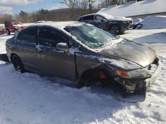 2HGFA16566H516689 - 2006 HONDA CIVIC LX GRAY photo 4