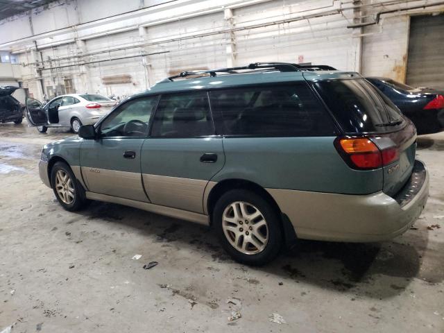 4S3BH675327641479 - 2002 SUBARU LEGACY OUTBACK AWP GREEN photo 2