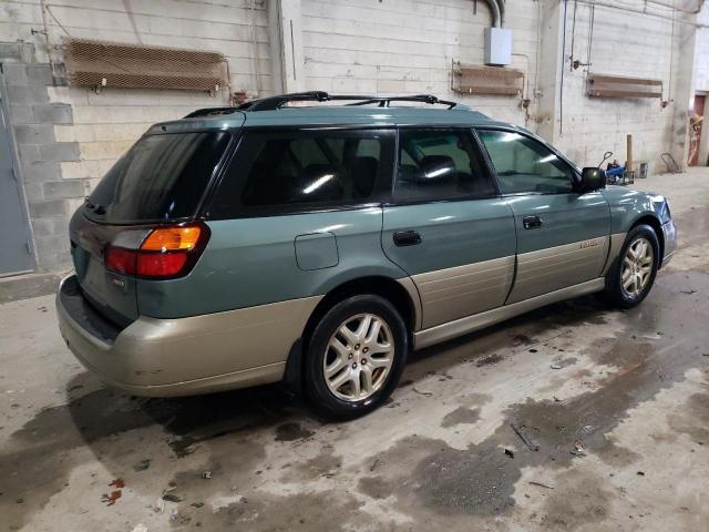 4S3BH675327641479 - 2002 SUBARU LEGACY OUTBACK AWP 绿色 照片 3