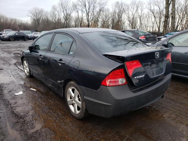 1HGFA16887L119631 - 2007 HONDA CIVIC EX BLACK photo 2