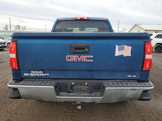 3GTU2MEC0JG257517 - 2018 GMC SIERRA K1500 SLE BLUE photo 6