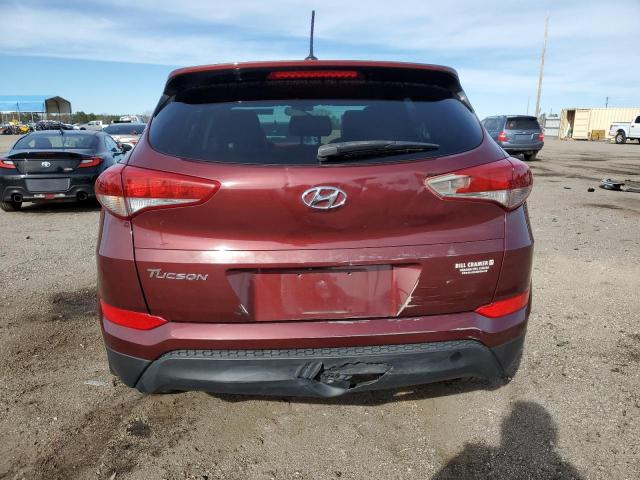 KM8J23A46HU507289 - 2017 HYUNDAI TUCSON SE MAROON photo 6