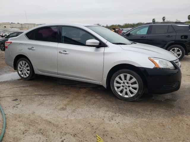 3N1AB7AP5EY305206 - 2014 NISSAN SENTRA S SILVER photo 4