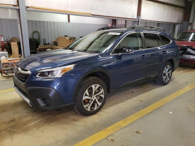 4S4BTAMC0N3246140 - 2022 SUBARU OUTBACK LIMITED BLUE photo 1