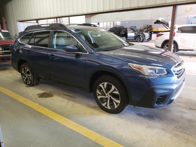 4S4BTAMC0N3246140 - 2022 SUBARU OUTBACK LIMITED BLUE photo 4