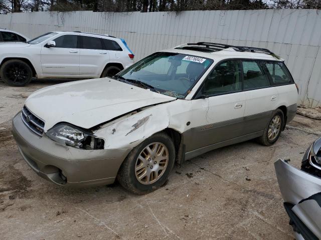 4S3BH806427666180 - 2002 SUBARU LEGACY OUTBACK H6 3.0 LL BEAN WHITE photo 1