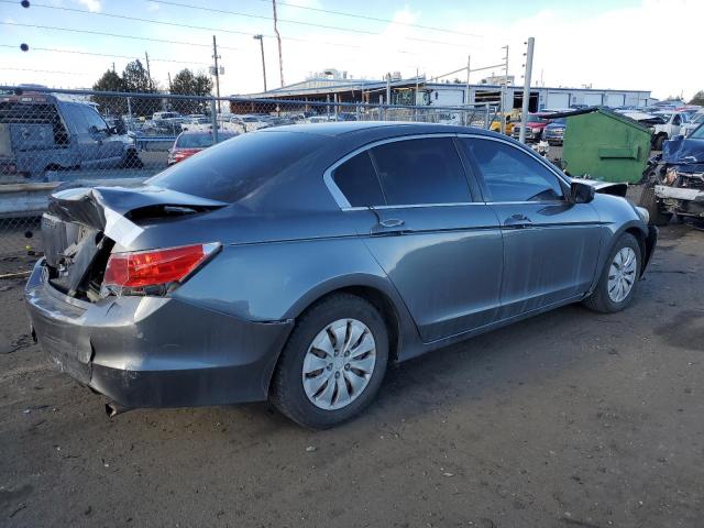 1HGCP26379A122062 - 2009 HONDA ACCORD LX GRAY photo 3