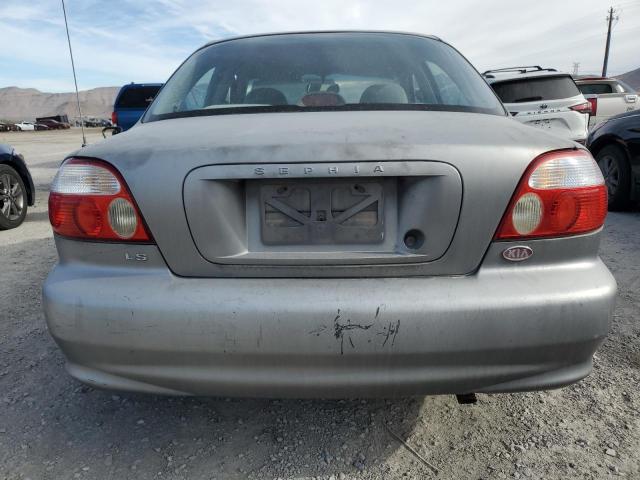 KNAFB121315084431 - 2001 KIA SEPHIA BASE GRAY photo 6