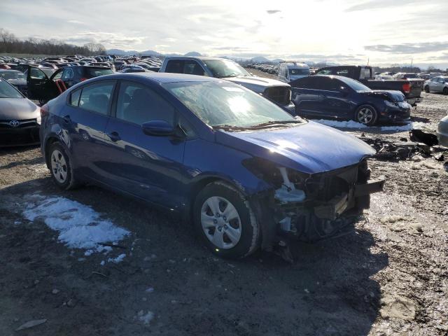 3KPFK4A76JE189379 - 2018 KIA FORTE LX BLUE photo 4