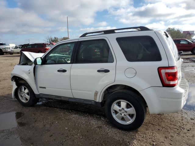 1FMCU03198KA79203 - 2008 FORD ESCAPE XLT WHITE photo 2