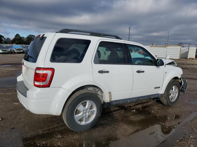 1FMCU03198KA79203 - 2008 FORD ESCAPE XLT WHITE photo 3