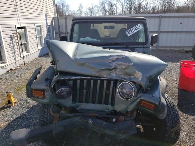 1J4FY29PXXP445999 - 1999 JEEP WRANGLER / SE GREEN photo 5