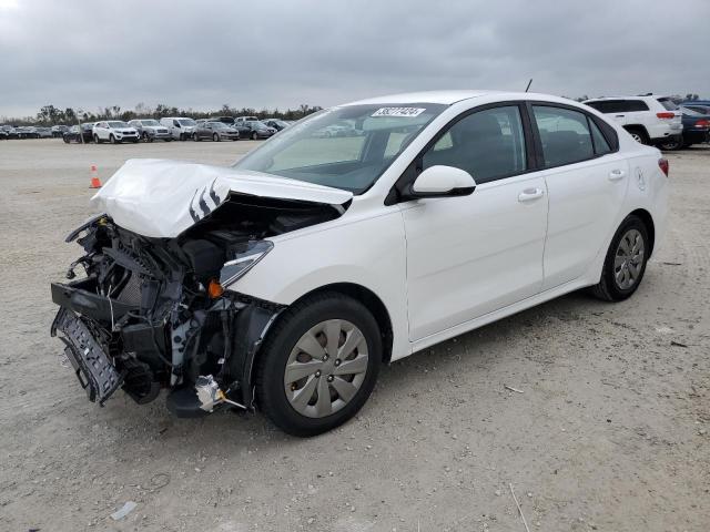 3KPA24AB6KE248933 - 2019 KIA RIO S WHITE photo 1