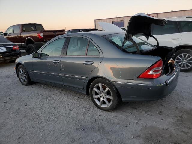 WDBRF54H07A932639 - 2007 MERCEDES-BENZ C 280 BLUE photo 2