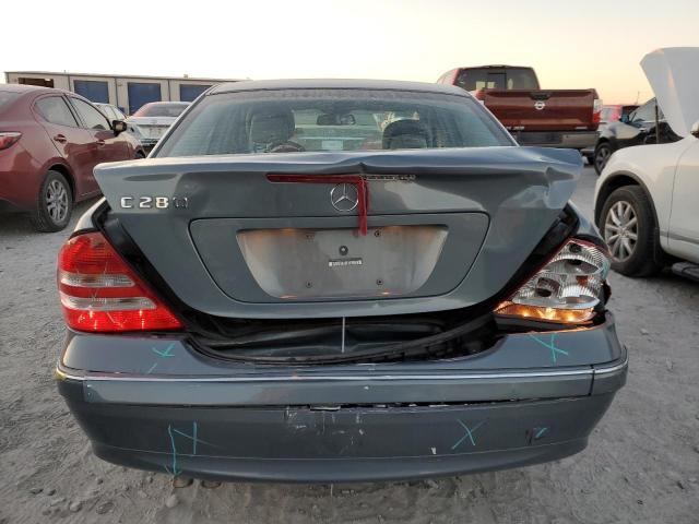 WDBRF54H07A932639 - 2007 MERCEDES-BENZ C 280 BLUE photo 6