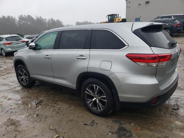 5TDBZRFH0KS960449 - 2019 TOYOTA HIGHLANDER LE SILVER photo 2