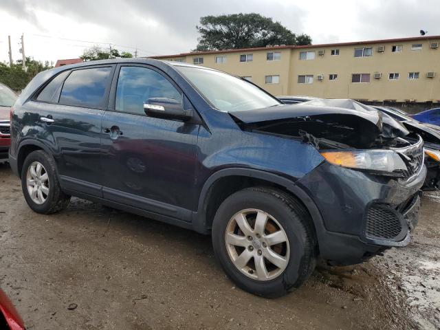 5XYKTCA61DG402257 - 2013 KIA SORENTO LX BLUE photo 4