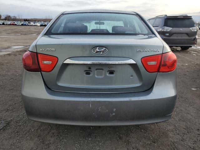 KMHDU4BD8AU848548 - 2010 HYUNDAI ELANTRA BLUE GRAY photo 6