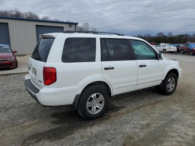 5FNYF18415B060649 - 2005 HONDA PILOT EX WHITE photo 3