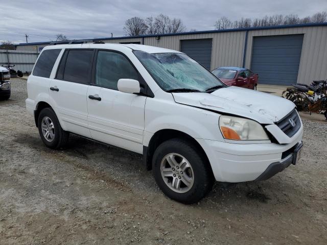 5FNYF18415B060649 - 2005 HONDA PILOT EX WHITE photo 4