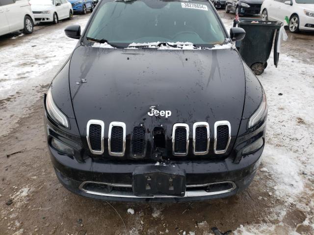 1C4PJLDS8EW122733 - 2014 JEEP CHEROKEE LIMITED BLACK photo 5