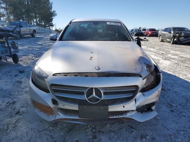 55SWF4JB6FU092434 - 2015 MERCEDES-BENZ C 300 SILVER photo 5