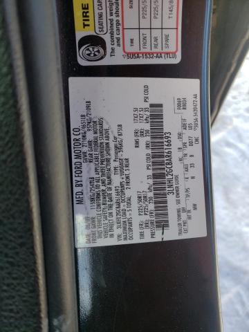 3LNHL2GC8AR616693 - 2010 LINCOLN MKZ BLACK photo 12