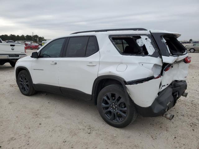 1GNEVJKW8MJ259583 - 2021 CHEVROLET TRAVERSE RS WHITE photo 2