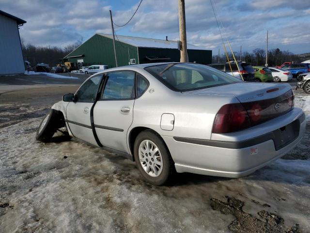 2G1WF52E639156819 - 2003 CHEVROLET IMPALA SILVER photo 2