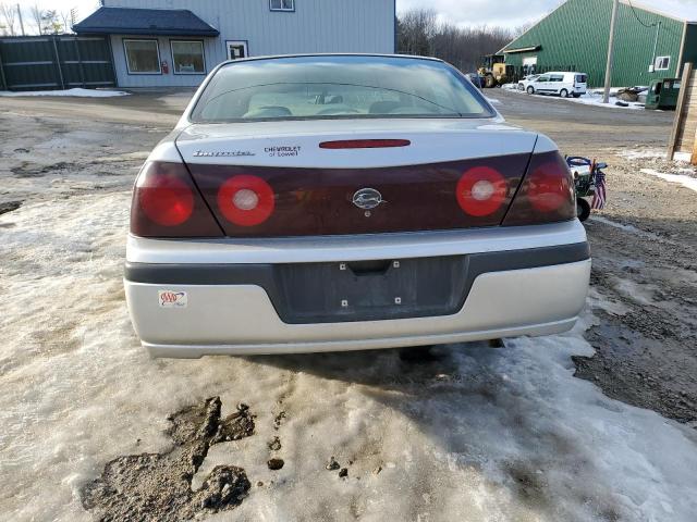 2G1WF52E639156819 - 2003 CHEVROLET IMPALA SILVER photo 6