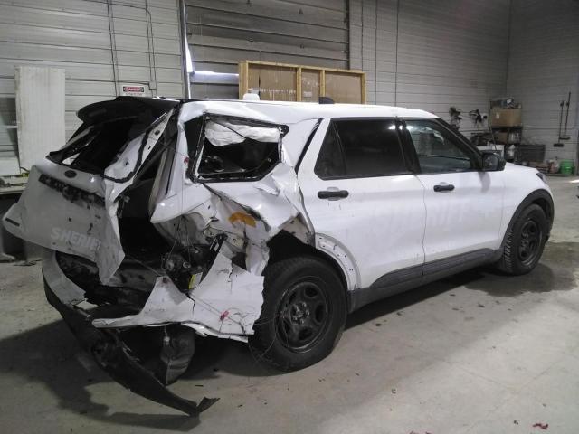 1FM5K8ACXLGB67495 - 2020 FORD EXPLORER POLICE INTERCEPTOR WHITE photo 3