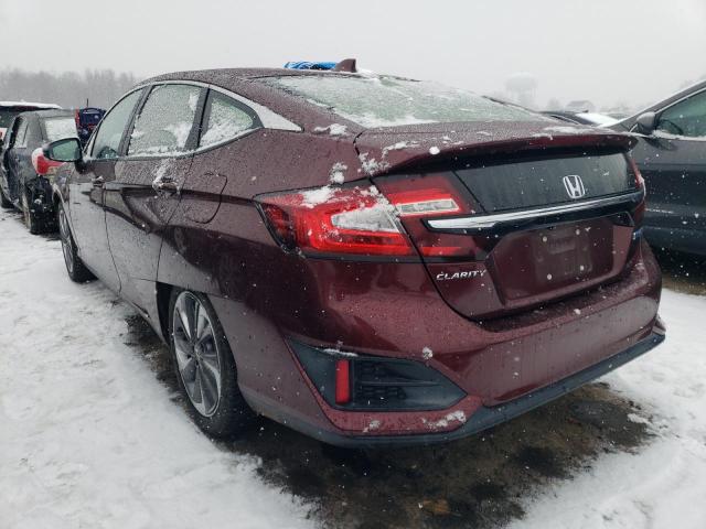 JHMZC5F16JC009750 - 2018 HONDA CLARITY MAROON photo 2