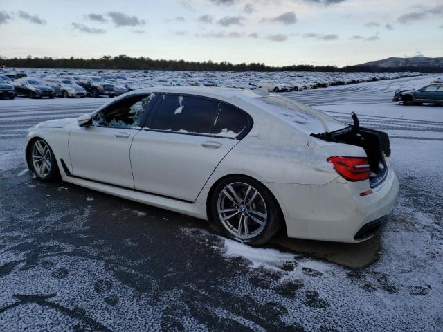 WBA7F2C58GG419552 - 2016 BMW 750 XI WHITE photo 2