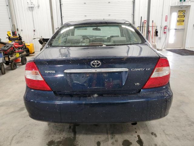 JTDBF32K730146990 - 2003 TOYOTA CAMRY LE BLUE photo 6