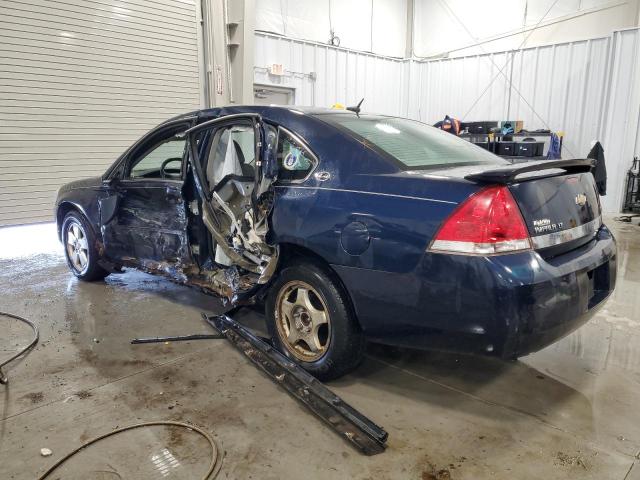 2G1WT58KX81320746 - 2008 CHEVROLET IMPALA LT BLUE photo 2