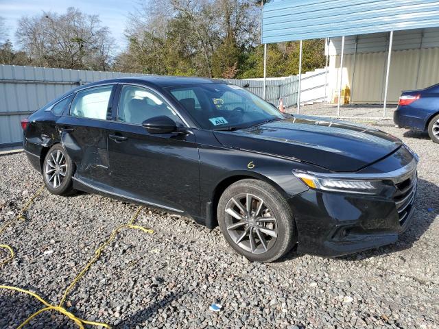 1HGCV1F54NA027552 - 2022 HONDA ACCORD EXL BLACK photo 4