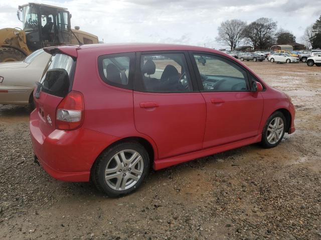 JHMGD38628S032301 - 2008 HONDA FIT SPORT RED photo 3