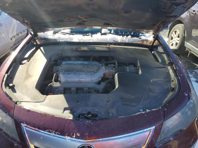 19UUA8F28CA027601 - 2012 ACURA TL BURGUNDY photo 11