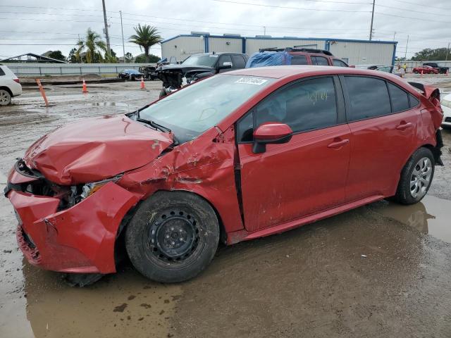 5YFEPRAE0LP108435 - 2020 TOYOTA COROLLA LE RED photo 1