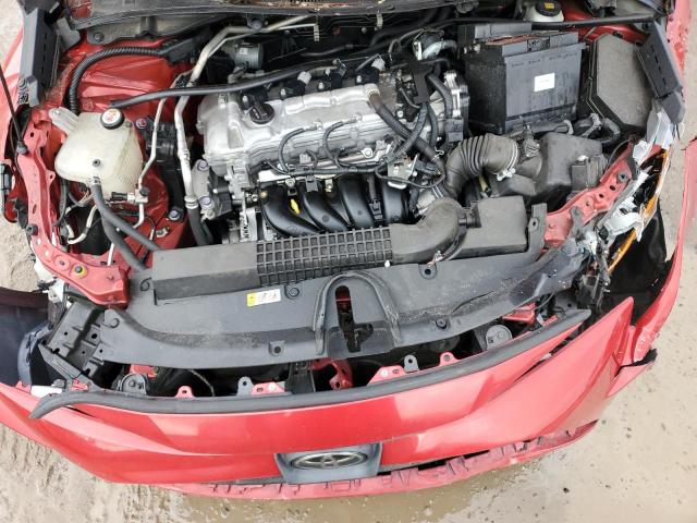 5YFEPRAE0LP108435 - 2020 TOYOTA COROLLA LE RED photo 11