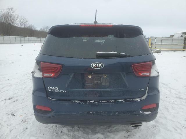 5XYPGDA5XKG471436 - 2019 KIA SORENTO LX BLUE photo 6