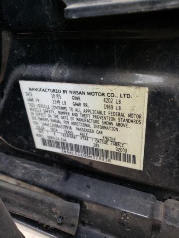 1N4AL11E06N328936 - 2006 NISSAN ALTIMA S BLACK photo 12