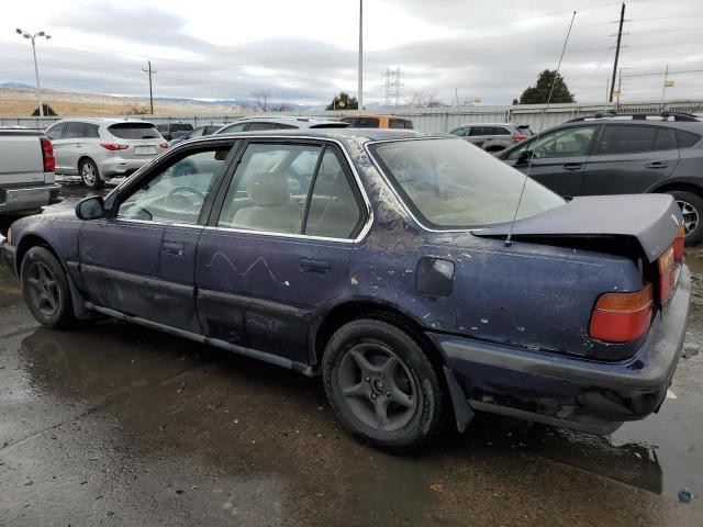 JHMCB7557MC047601 - 1991 HONDA ACCORD LX BLUE photo 2