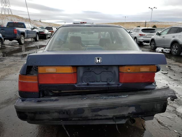 JHMCB7557MC047601 - 1991 HONDA ACCORD LX BLUE photo 6