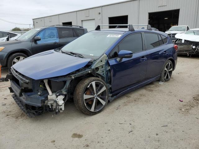 4S3GTAM64H3737920 - 2017 SUBARU IMPREZA SPORT BLUE photo 1