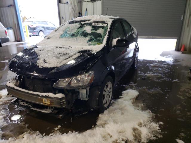 1G1JB5SH8H4159330 - 2017 CHEVROLET SONIC LS შავი ფოტო 1