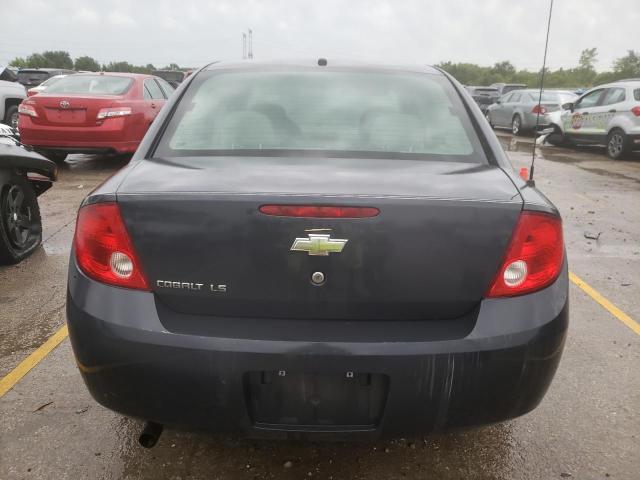 1G1AK58F687211090 - 2008 CHEVROLET COBALT LS GRAY photo 6