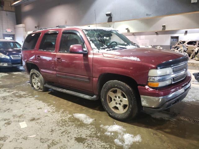 1GNEK13T85J112470 - 2005 CHEVROLET TAHOE K1500 BURGUNDY photo 4